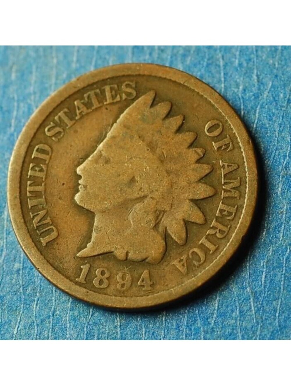 W1719 1894 Indian Head Cent Penny 1c - Check Out Our Store